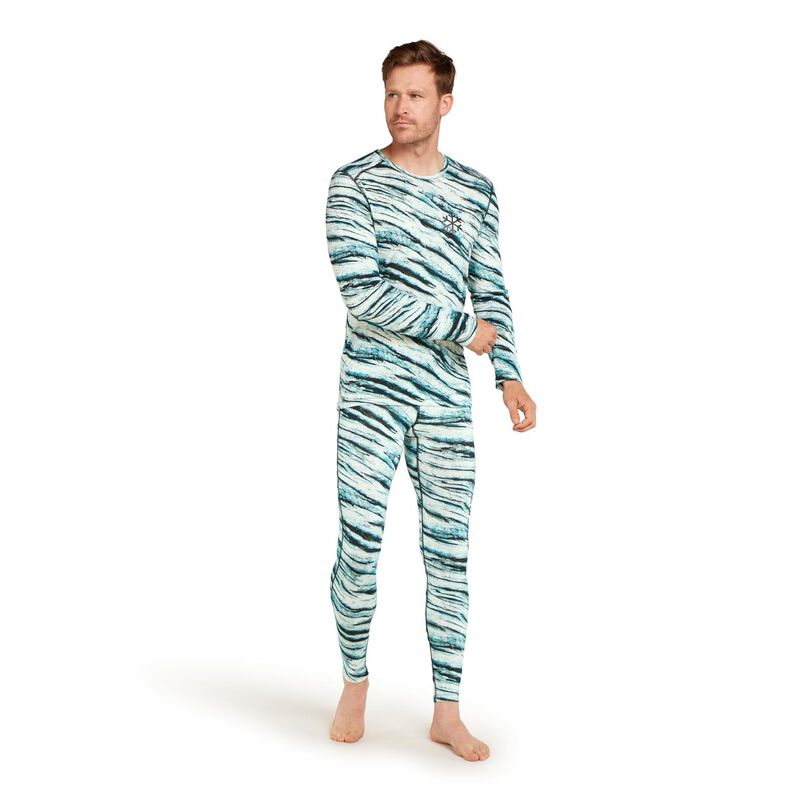 Icebreaker M Merino 200 Oasis Leggings POW AOP image number 3